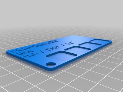PLA Raise3D Red Karte