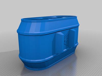 Fallout Small Energy Cell Replica Hazard extruded