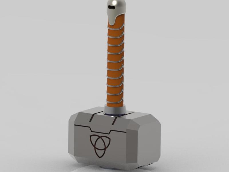Mjolnir: Magnetic, Spinning, and Maker-Ready!