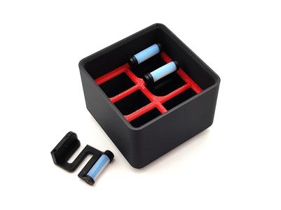 Stackable Nozzle wipers for X1/P1 Gridfinity1x1x4u