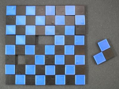 Sectional Checkerboard Puzzle (1880)