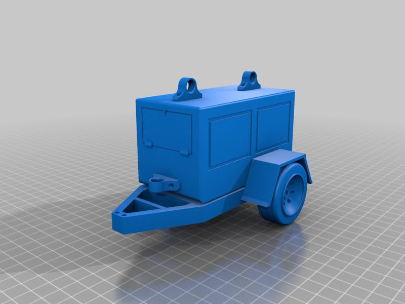 1:14 scale Industrial Generator Trailer Battery Box