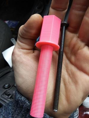 14mm × 1.25mm piston stop with ikea screw reinforcement