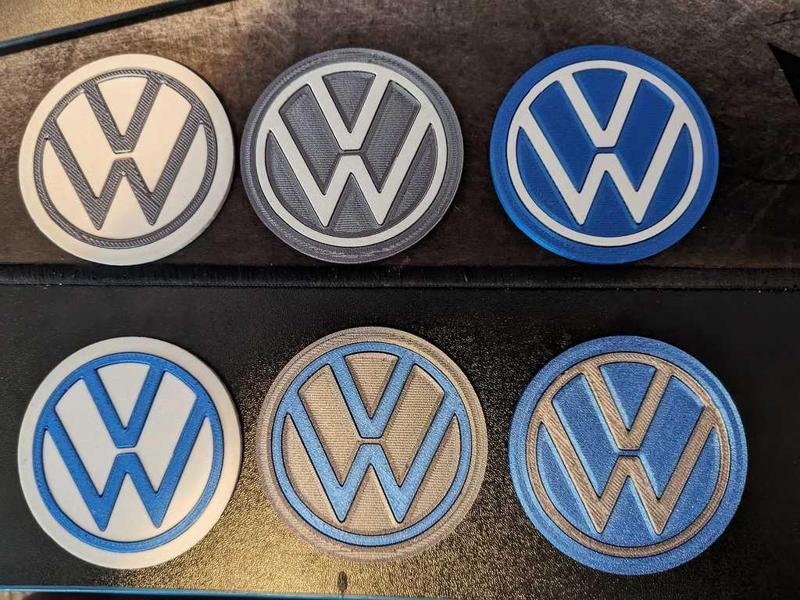 Volkswagen Center Caps 70mm - Made for Rotiform CVTs
