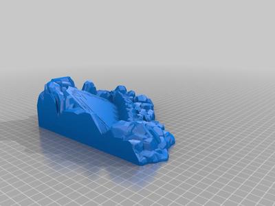 Dice miner mountain- Cut down to fit the standard box