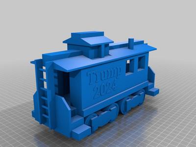 Trump 2024 Train Caboose