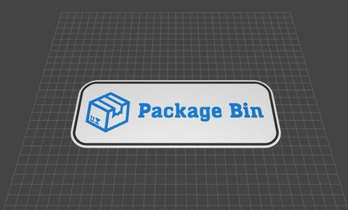 Package Bin Sign