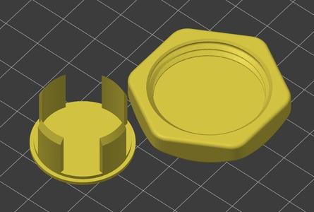 Plugs to  Ender 3 Ball-Bearing Filament Spool Holder Mount