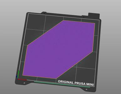 First Layer Calibration Print for Prusa Mini   