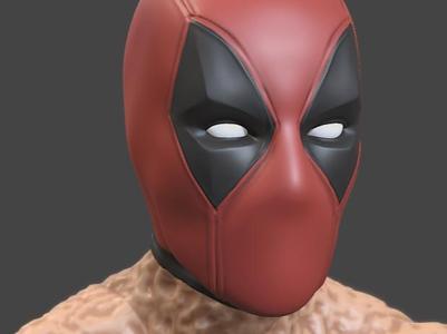 Deadpool Bust Real Life size
