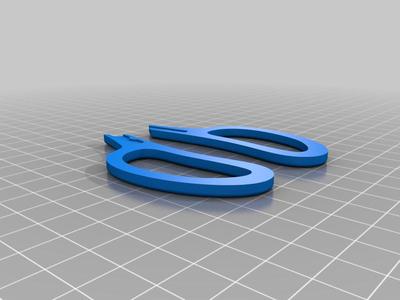 Scissors one handle