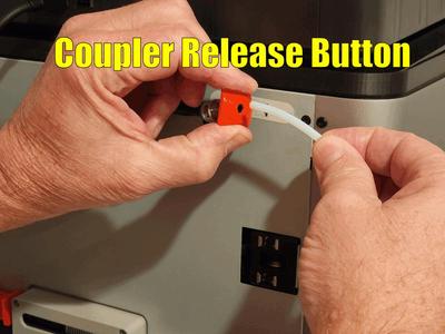 PTFE Coupler Release Button
