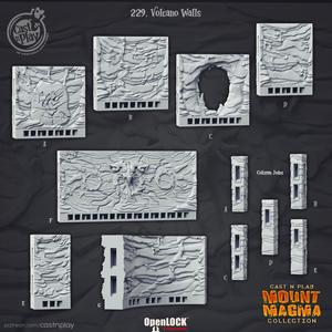 Volcano Walls (Pre-Supported)