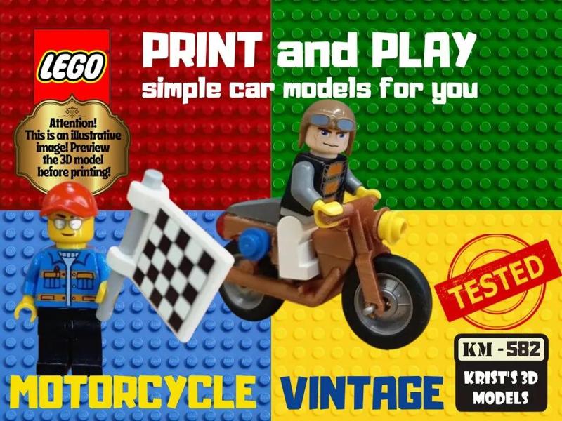LEGO Motorcycle Vintage   