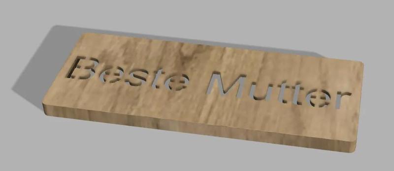 Leucht Schild. Beste Mutter   