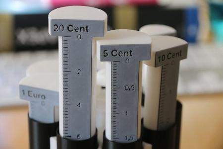 Zählstifte für Münzsortierer