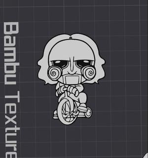 Billy The Puppet form saw keyring