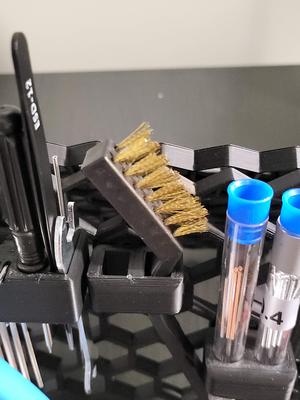 HSW Copper nozzle brush holder with peg