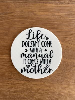 Mother's Day Coaster / Sweet / Gift Idea / Coffee