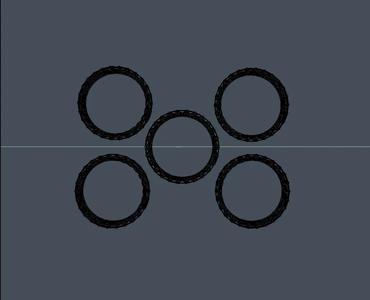 Batch recessed letter rings   