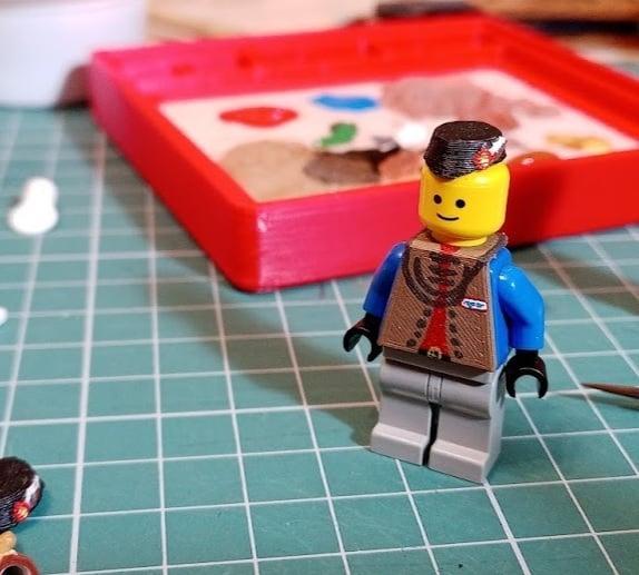 Sokol - LEGO Cape/uniform with beret