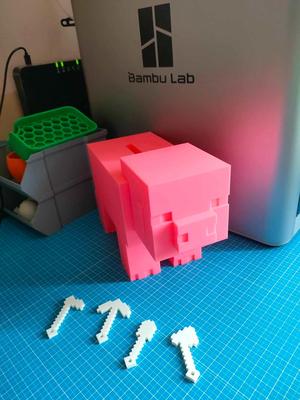 Minecraft piggy bank