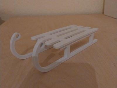 Christmas decoration sleigh