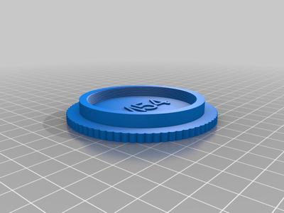 Parametric Metric Male and Female Dust Caps