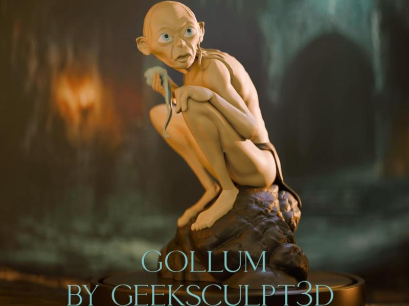 Gollum Sculpture – Lord of the Rings Collectible