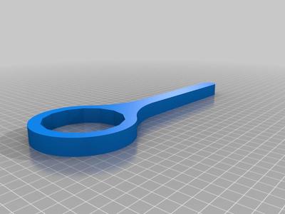 Customizable oil filter wrench (lever)