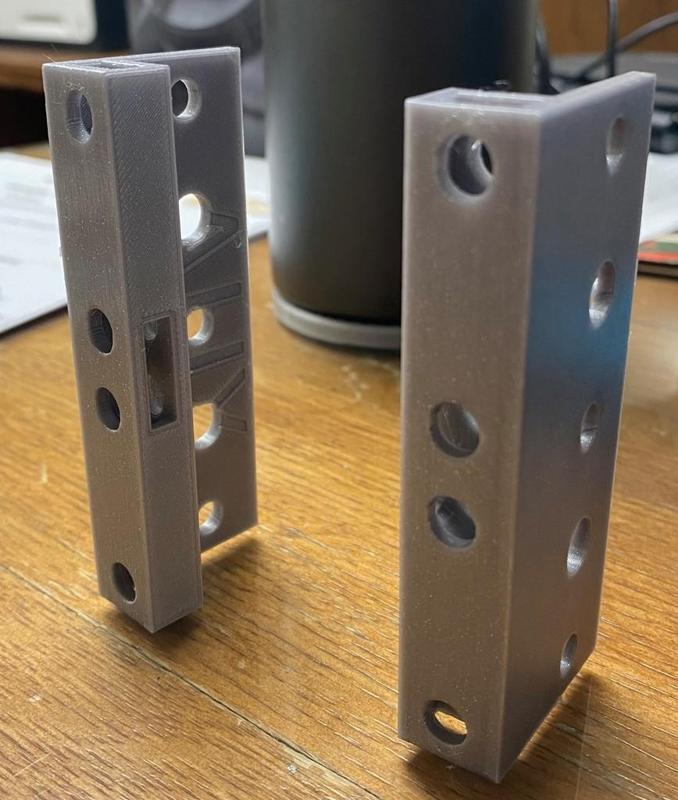 2U rack rails pair