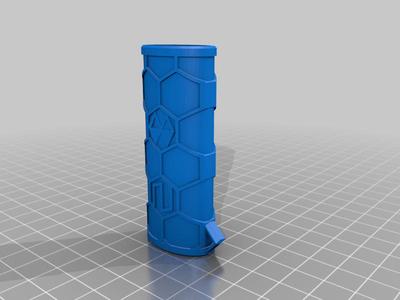 Hexagon BIC Lighter Case With Keyfob / Lanyard / Leash Loop