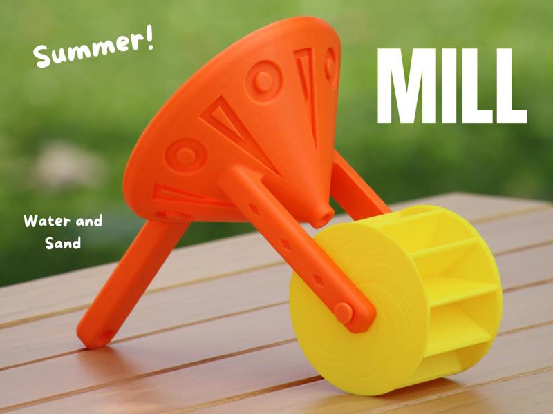Handheld Mill for Water and Sand