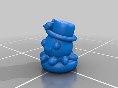 Octopus with Hat model