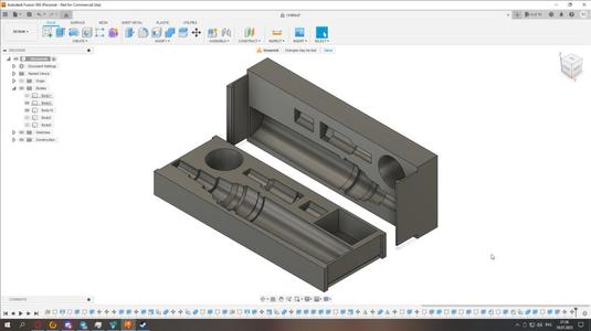 Gas soldering iron case