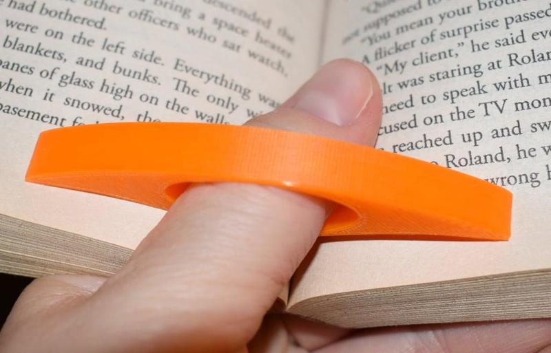 Your name on a Book Page Holder for Big Thumbs