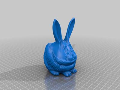 Christmas 2023 Rabbit in a Scarf