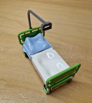 Playmobil trapeze bar for hospital bed