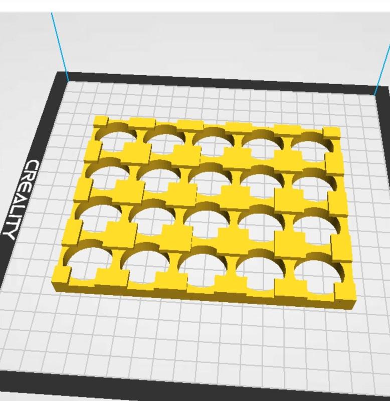 holder 26650 4p5s 4x5