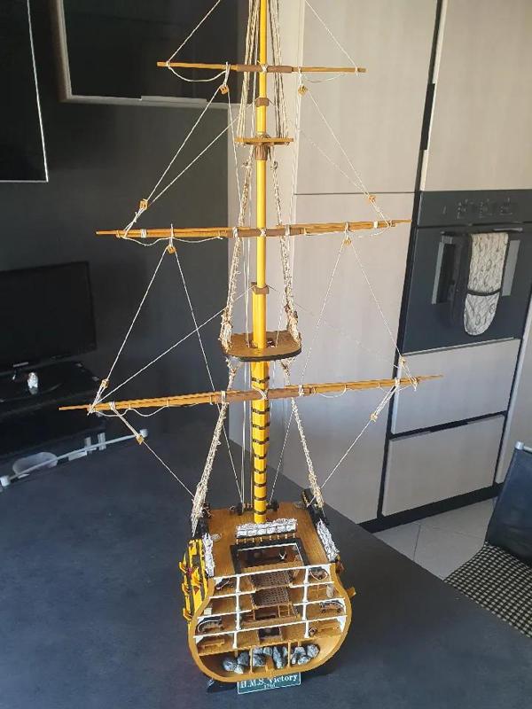 HMS Victory Cross Section   