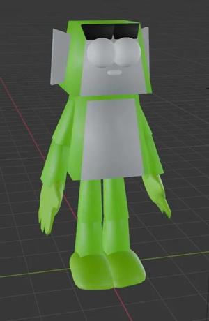 green monkey that eats drywall   
