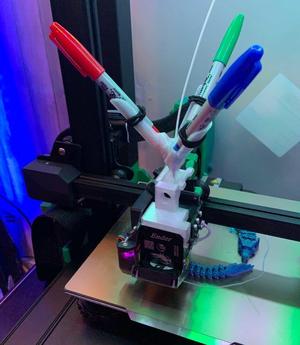 Ender 3 S1 Extruder Mount Sharpie Blender
