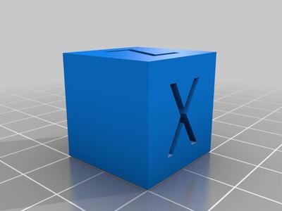 Joke calibration cube