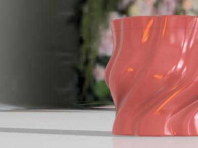 Medium Spiral Container with Threaded Lid 117 mm