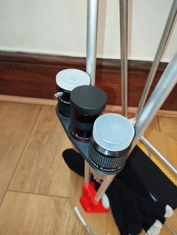 Eyepiece Holder for Hadley Telescope Mounts   
