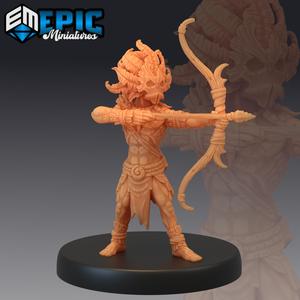 Forest Gnome Archer / Mysterious Halfling Wildling / Woods Child