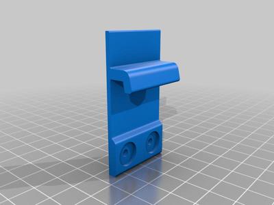 Halter für Verkleidungsplatte an 45mm Systemprofil