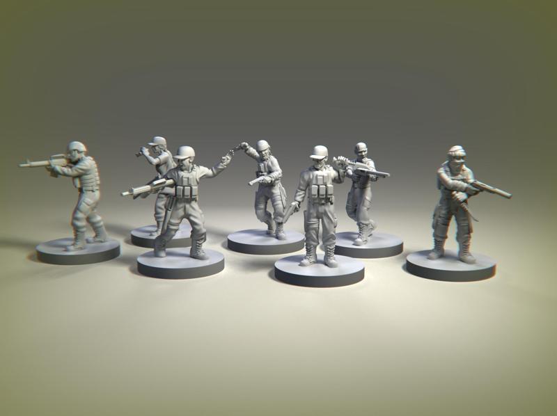 Zombie survivors military unit