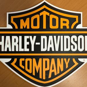 Harley Davidson logo Hueforge