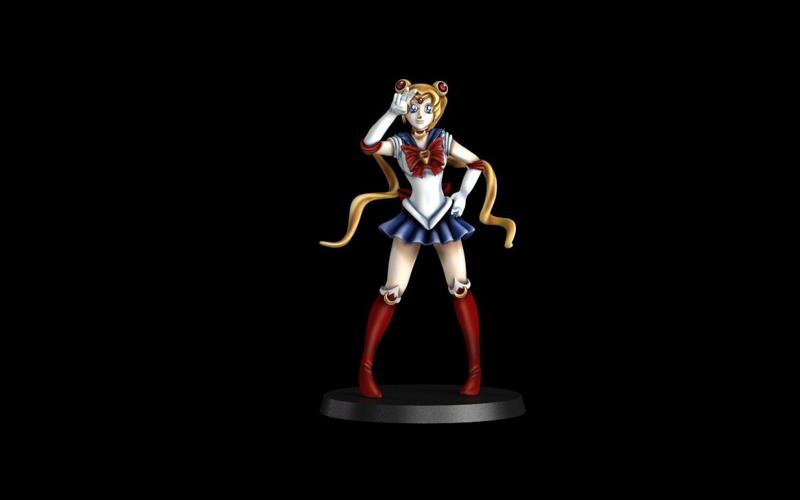 Sailor moon fan art 32mm